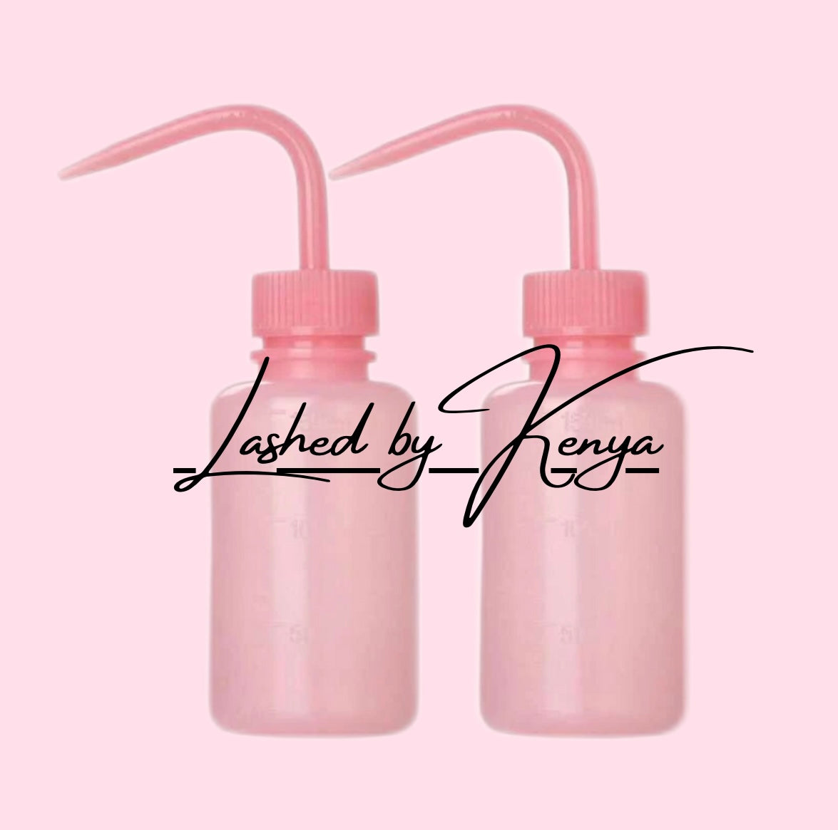 Pink 2 Pcs 150ML Wash Squeeze Bottle